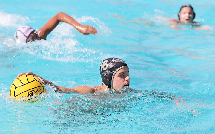 William Kay eyes the goal.